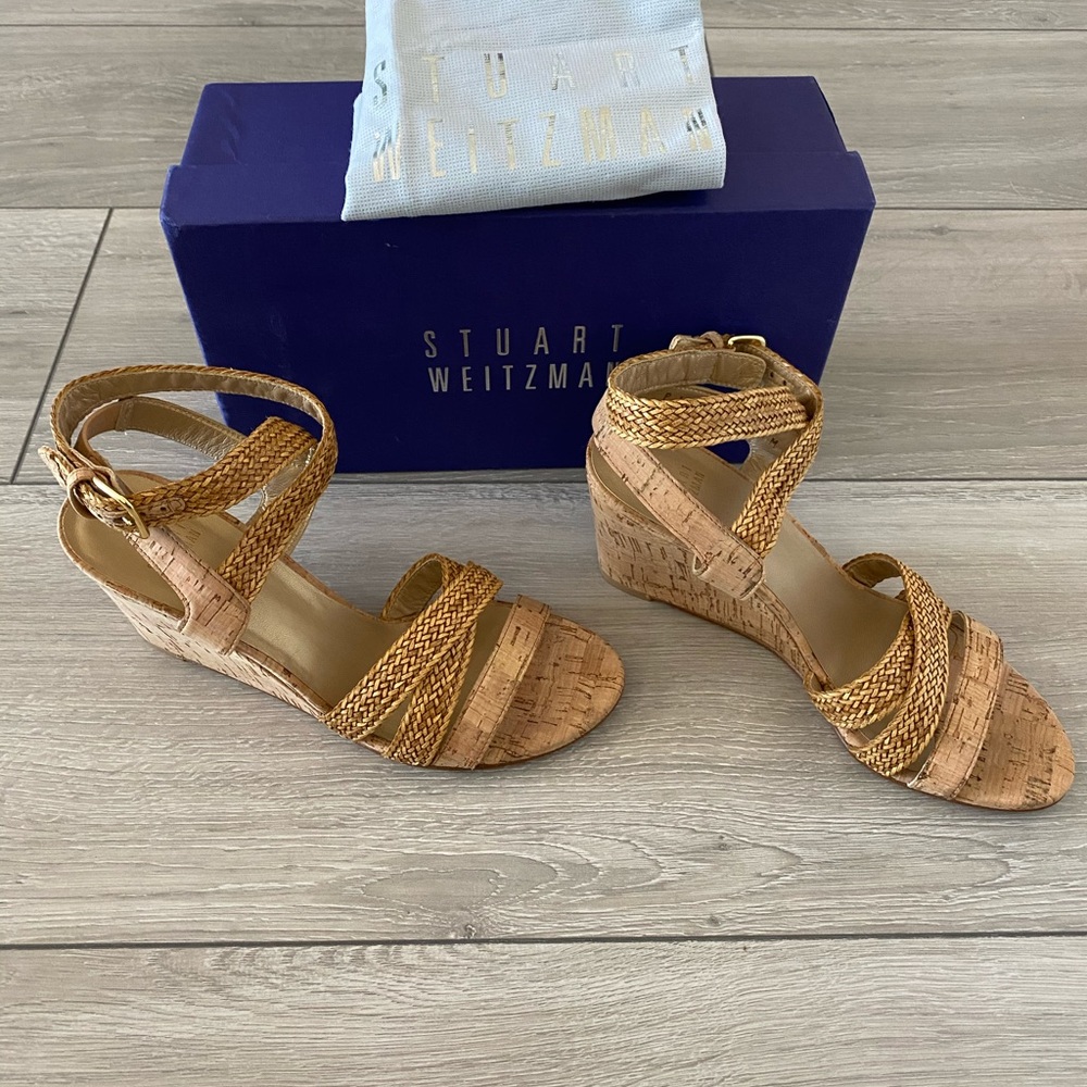 Stuart Weitzman Backlash Cork Wedge
